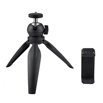 

Mobile Bracket Desktop Mini Folding Multi-function Adjustable Mini Tripod Plastic Bracket VLOG Tripod