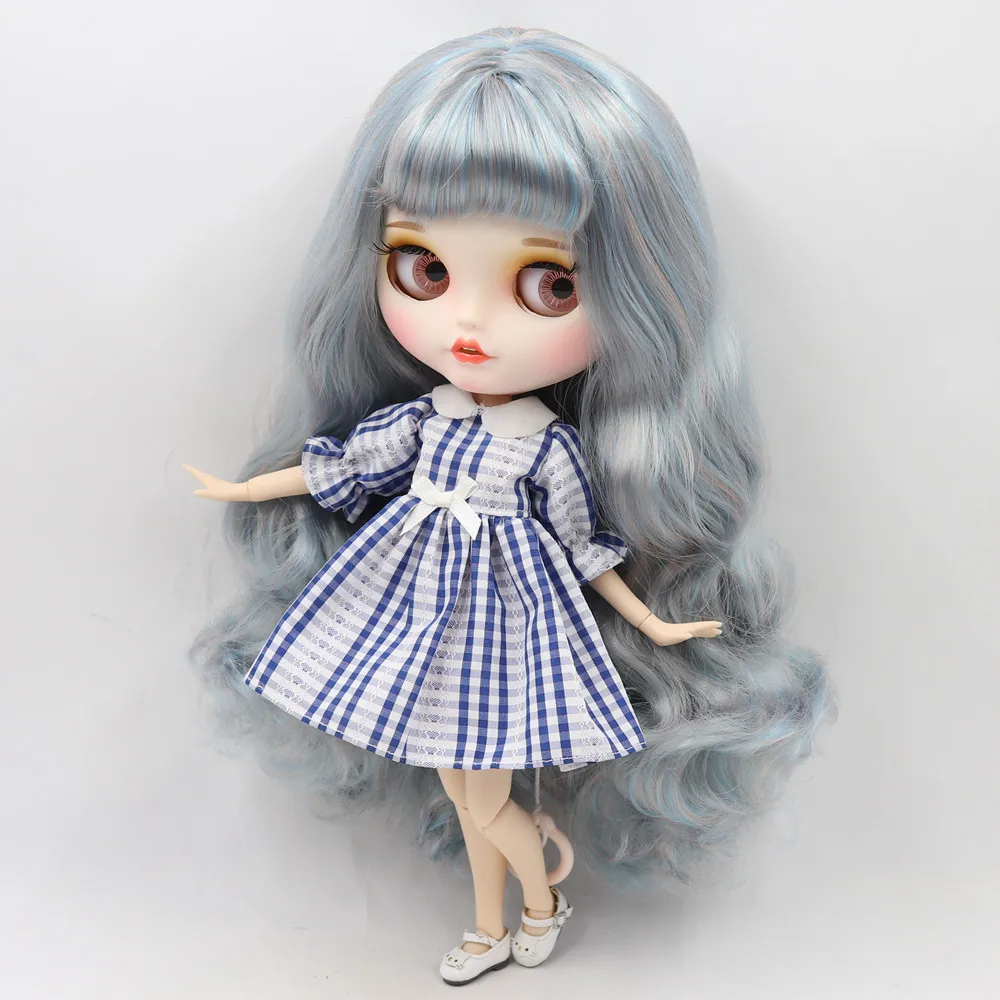 ICY 1/6 Blyth Кукла под заказ № BL6227/ белая кожа и суставное тело с открытым ртом матовое лицо для девочки Подарочная игрушка