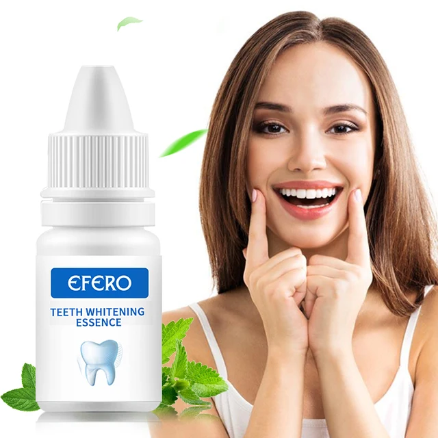 EFERO Teeth Whitening Essence Powder Clean Oral Hygiene Whiten Teeth Remove Plaque Stains Fresh
