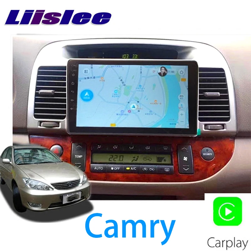 LiisLee Автомобильный мультимедийный GPS аудио Радио стерео для TOYOTA Camry XV30 2002 ~ 2006