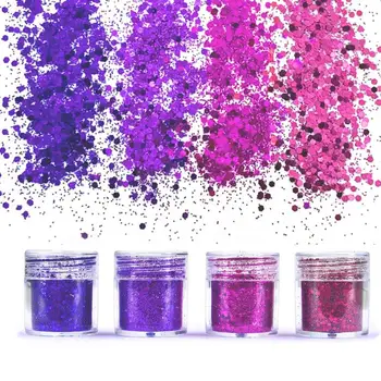 

4pcs Red Bling Bling Sequins Resin Jewelry Fills Mix In for Resin Crafts Festive Uv Resin Pigment Jewelry Making