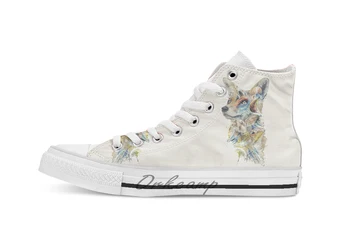 

Heroes of Lylat Starfox Inspired Classy Geek Painting breathable Casual High Top lace-up Canvas shoes sneakers Drop shipping