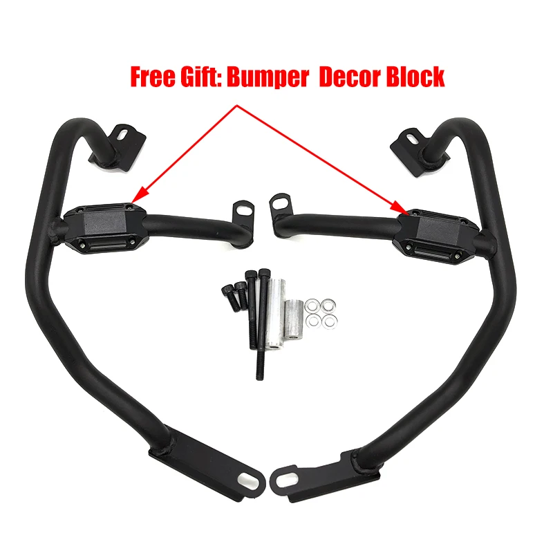 Motorcycle Accessories Steel Metal Engine Bumper Guard Protection Highway Crash Bars Protector Z400 Z 400 (6)