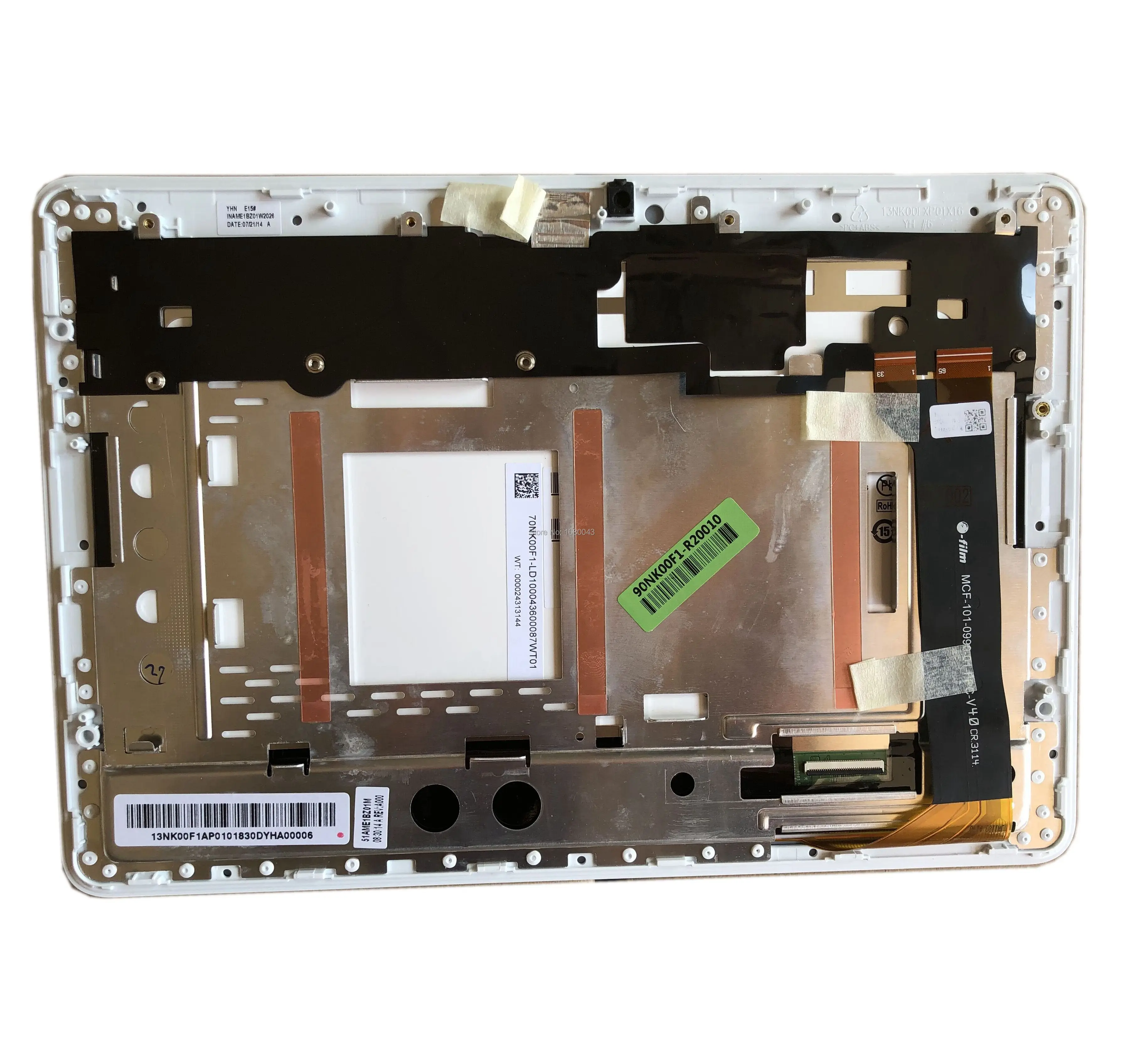 

LED LCD Screen Touch Screen Digitizer Assembly with WHITE Frame For Asus ME102A ME102 K00F MCF-101-0990-01-FPC-V4.0 V3.0 V2.0