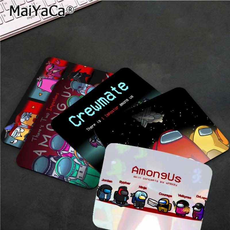 

MaiYaCa Hot Sales Among Us Gamer Speed Mice Retail Small Rubber Mousepad Top Selling Wholesale Gaming Pad mouse
