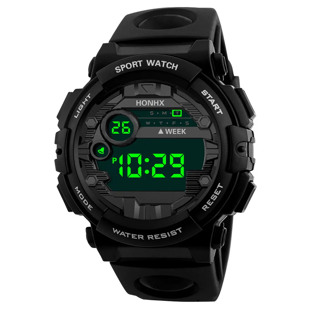 Стиль Роскошные мужские s цифровой светодиодный часы Дата Спорт мужские наружные электронные часы Открытый Туризм Спорт лучший подарок