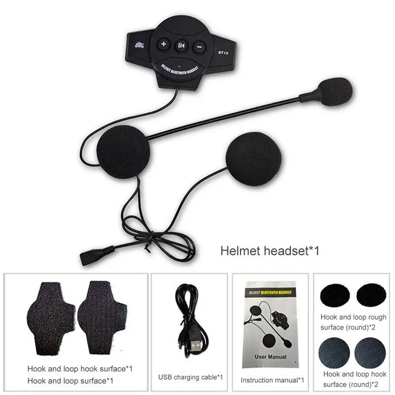 Мотоциклетный шлем наушники беспроводной bluetooth-наушник шлем гарнитура громкоговоритель домофона громкой связи вызов музыки MP3 MP4