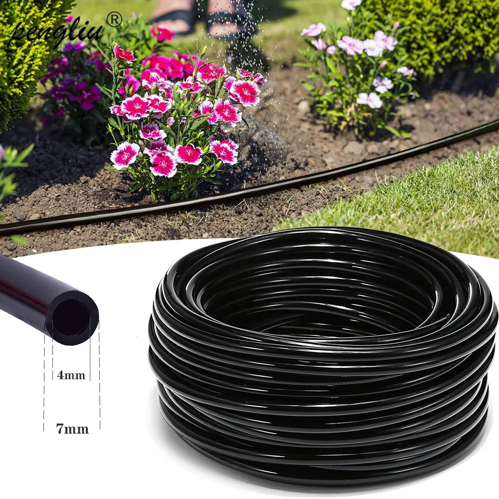4 / 7mm Hose PVC Water Pipe Irrigation Tube Garden Water Drip Hose