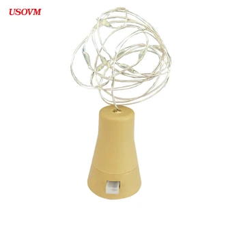 

Solar Power Star String Lights Copper Wire Lamp Wine Bottle Light Christmas Tree Decor Outdoor Wedding Holiday Party Decoration