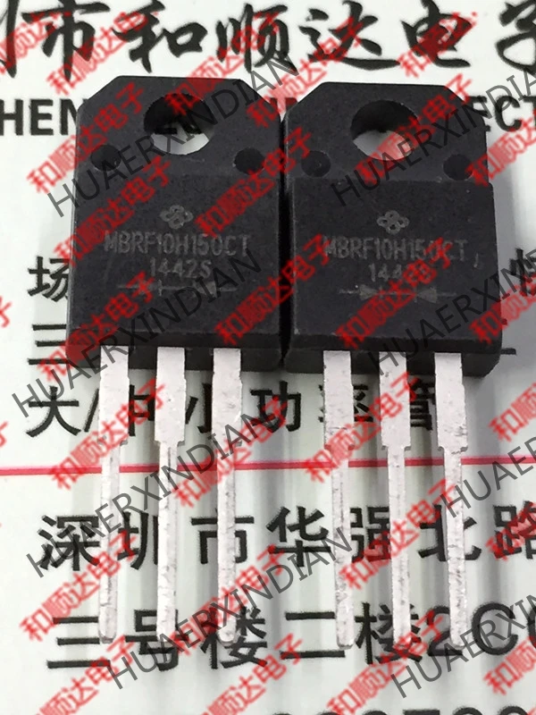 20 шт./лот MBRF10H150CT TO-220F 150V 10A