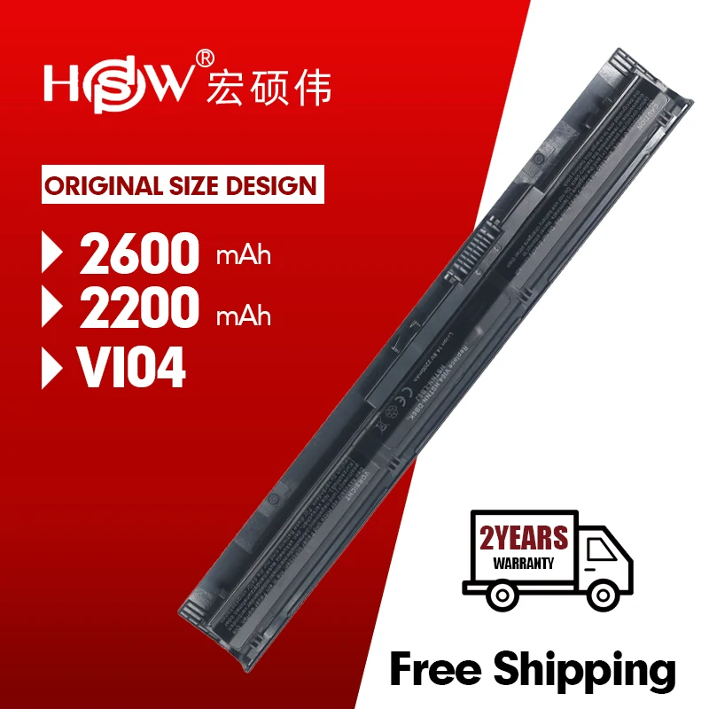 HSW 14 8 в 4 ячейки Новый аккумулятор для ноутбука VI04 HP ProBook 440/450 G2 серии 756743-001 756745-001