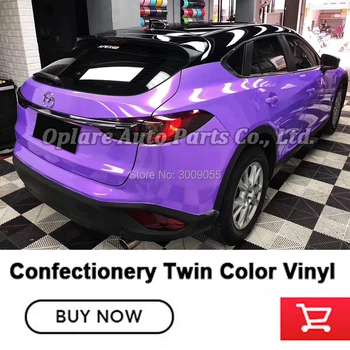 

Highest quality glossy Magic Candy vinyl wrapping film dream Purple Wraps vinyl quality Warranty 5m/10m/18m