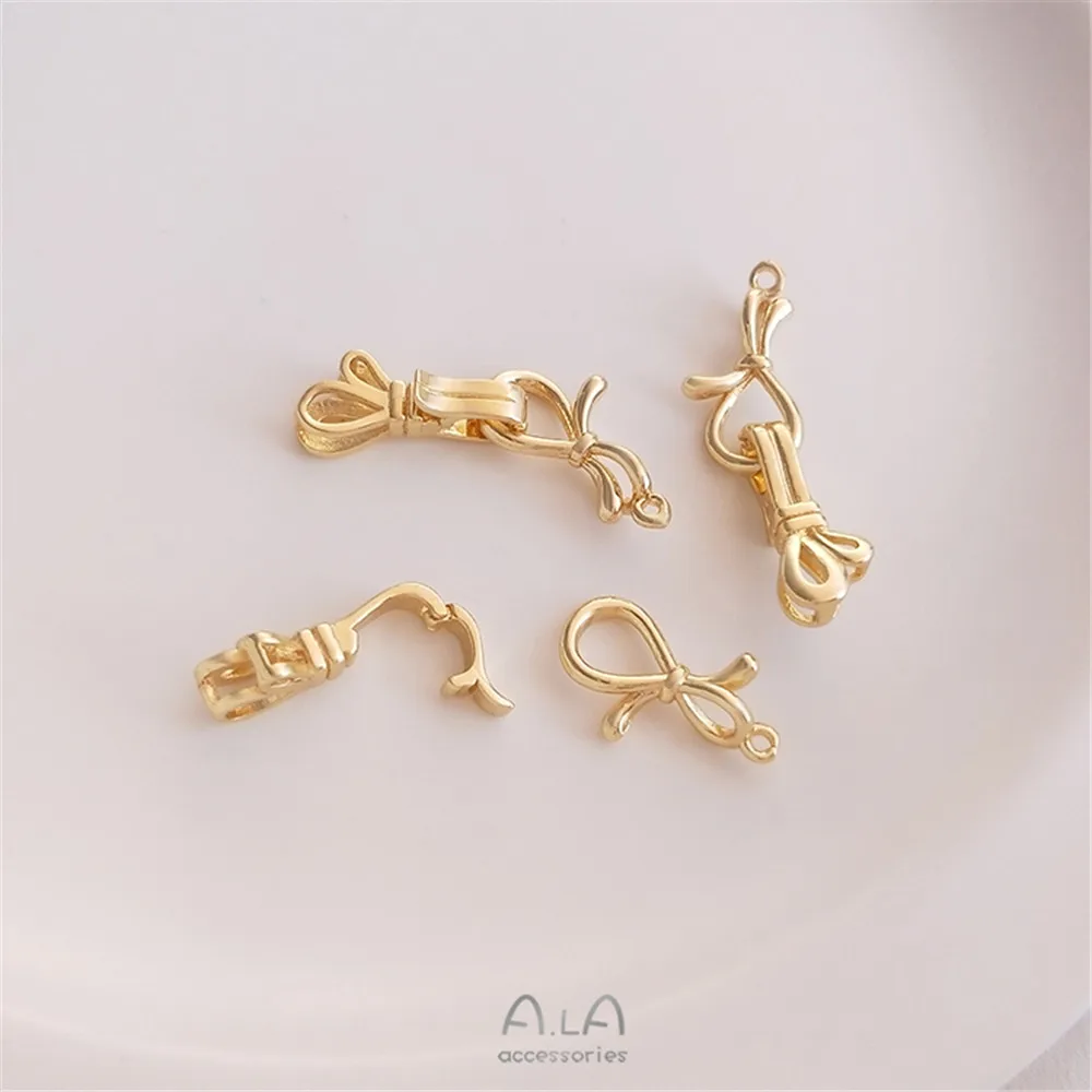 14K позолоченное жемчужное ожерелье