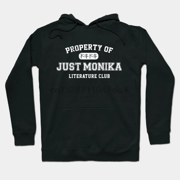 Мужская толстовка с капюшоном JUST MONIKA Doki Literature Club от fyremageddon(1) женская уличная одежда
