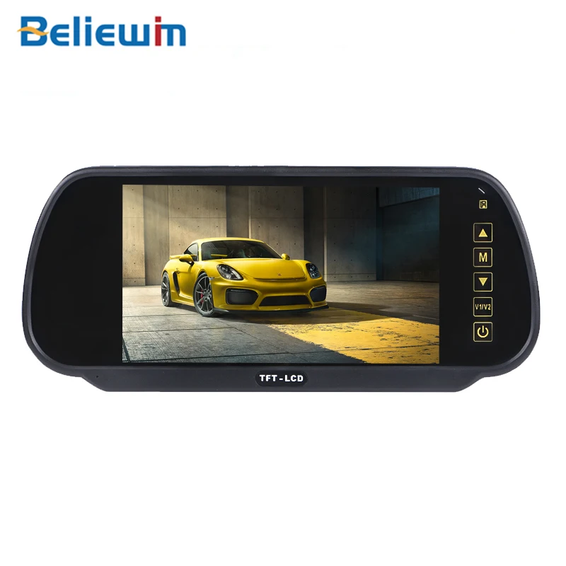 

Beliewin LCD 7 Mirror Monitor and Wireless Car Rear View Reverse Night Vision Backup Camera