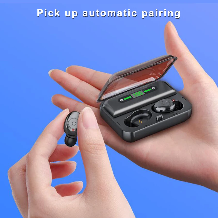 Najtaniej TWS bezprzewodowe słuchawki Bluetooth 5.0 słuchawki z redukcją szumów słuchawki stereo bezprzewodowe słuchawki Bluetooth do telefonów
