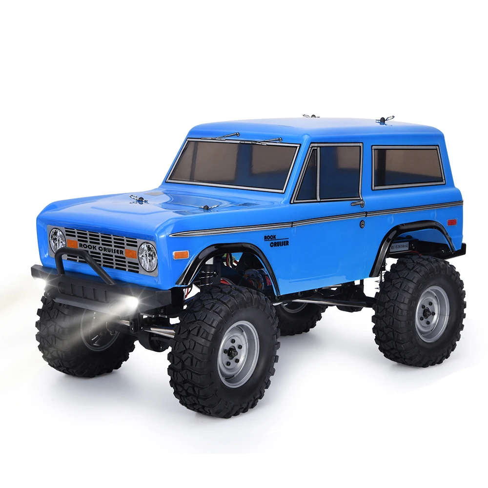 RGT Rcing RC Гусеничный 1:10 4wd Рок Гусеничный внедорожник Грузовик Рок Крузер RC-4 136100V2 4x4 водонепроницаемый хобби RC автомобиль игрушка для детей - Цвет: Синий