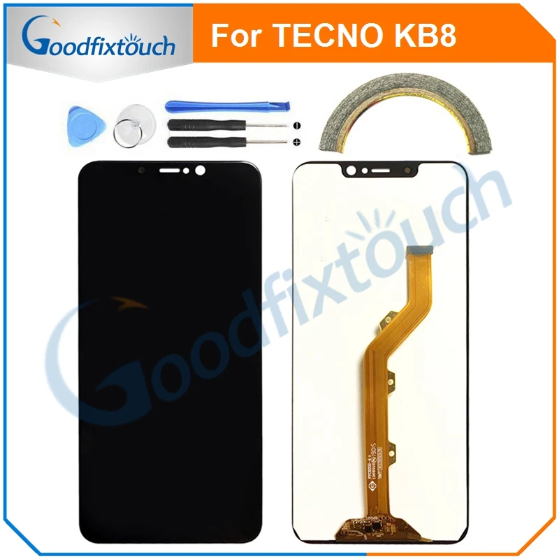 ЖК экран для TECNO Spark 3 Pro KB8 KB 8 дисплей сенсорный стеклянная панель дигитайзер в