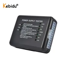 Тестер питания для компьютера, 20/24 Pin, для PSU ATX SATA HDD, измеритель для ПК, 12 В, 5 В, 3,3 В