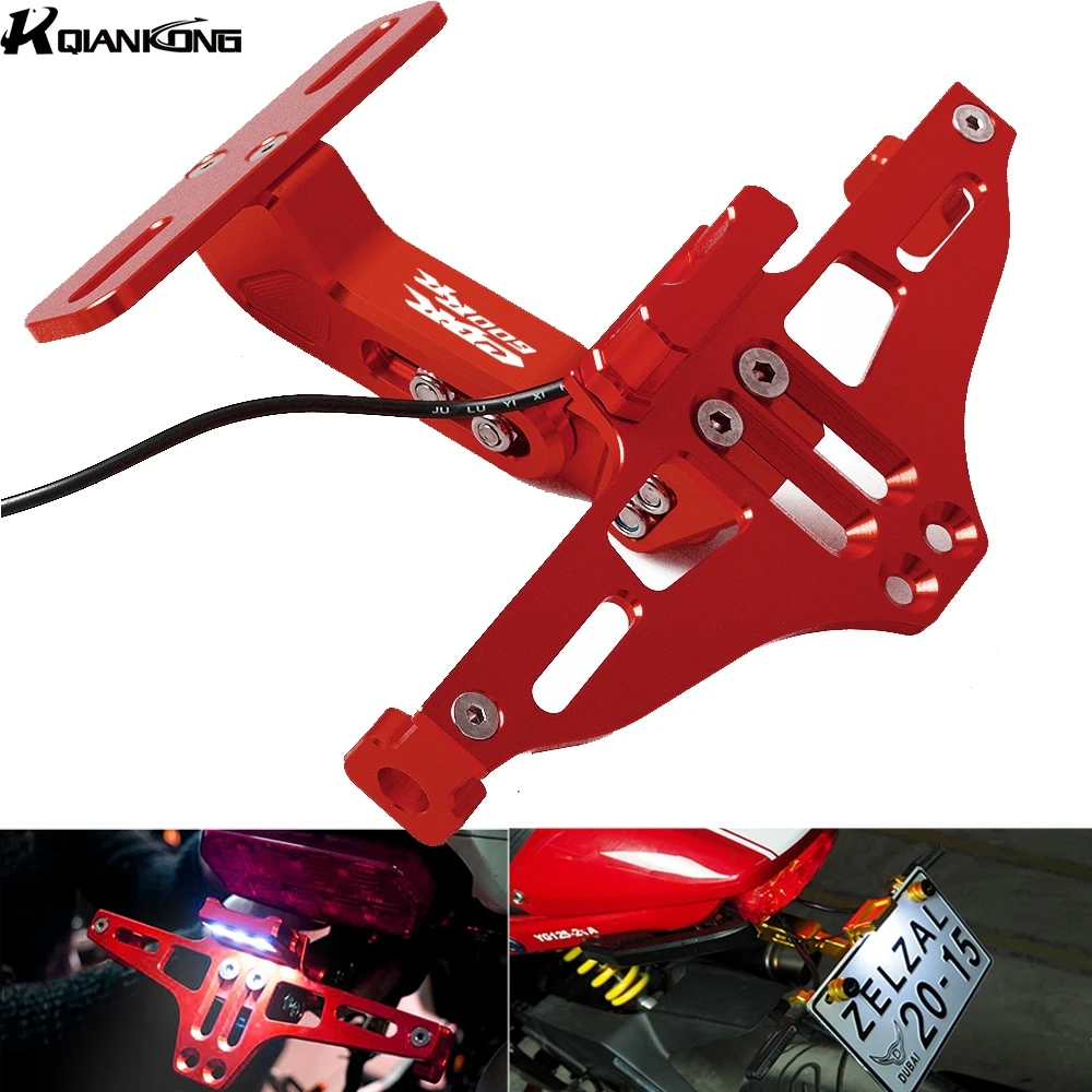 Для Honda CBR600RR CBR 600RR 2003 2004 2005 2006 2007 Кронштейн номерного знака мотоцикла держатель