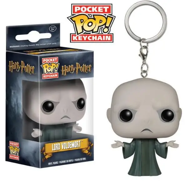 FUNKO POP Новое поступление DOBBY Гермиона Дамблдор Харри Поттер Волдеморт брелок экшн фигурка коллекция игрушки для детей подарок - Цвет: Цвет: желтый