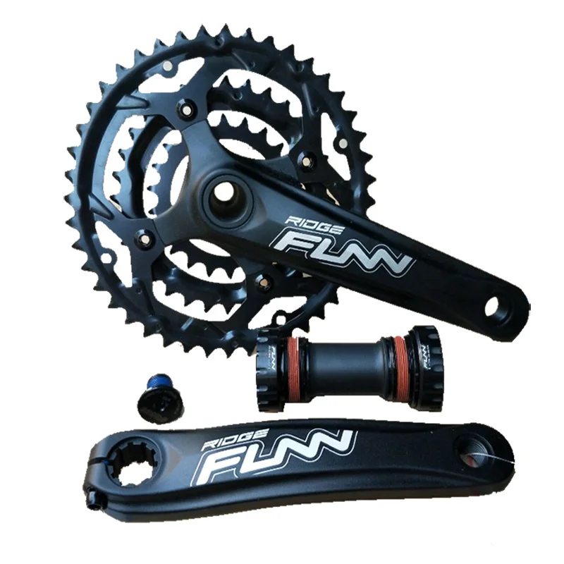 

FN 9 speed 44*32*22T 170mm bike cranks hollow tech Aluminum alloy MTB bicycle crankset