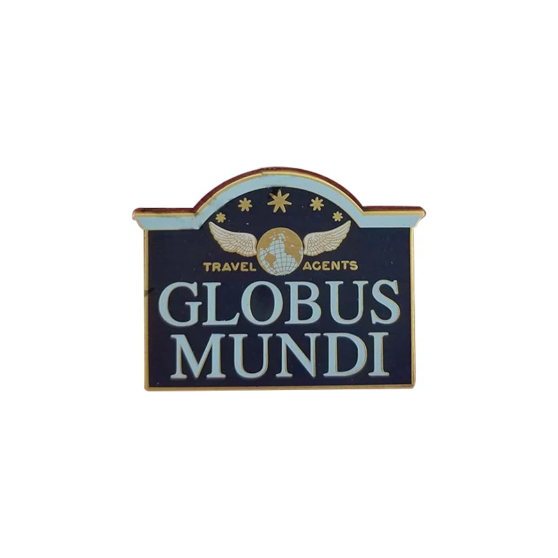 Эмалированная брошь Globus mundi универсальная студийная значок magic world|Броши| |