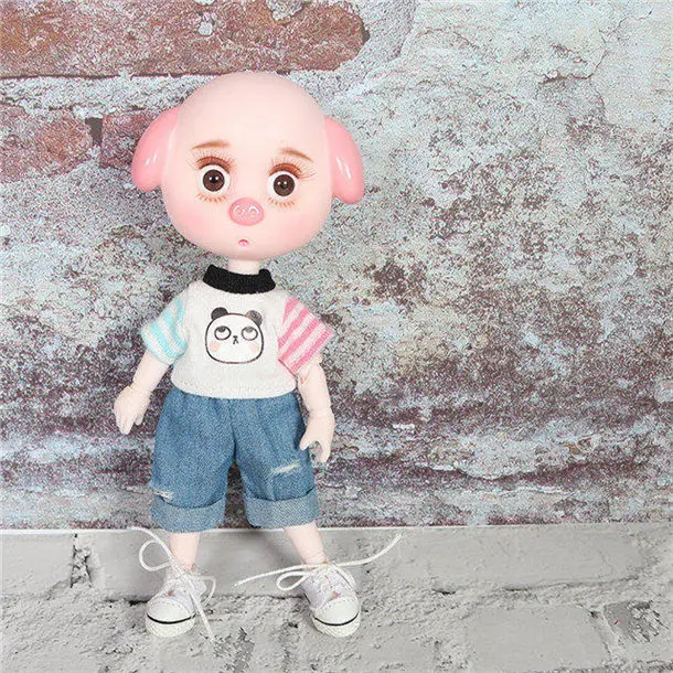 Dream Fairy 1/12 BJD кукла DODO Pigies игрушка кукла с волосами одежда обувь 14 см мини кукла шарнир тела ob11 милый детский подарок - Цвет: i
