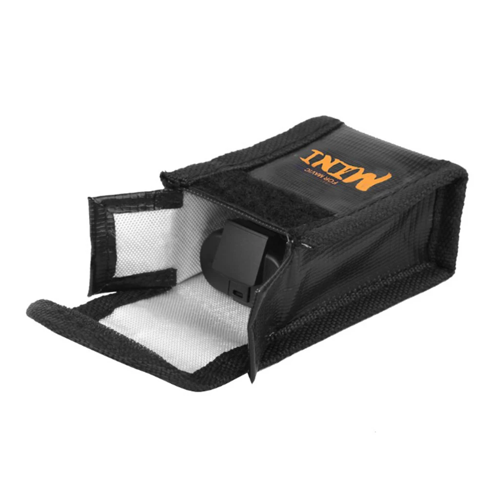 Buy For DJI Mavic Mini Battery Explosion-proof Bag Sunnylife Tray Battery Bag for DJI Mavic Lithium Battery Charging Safety Bag