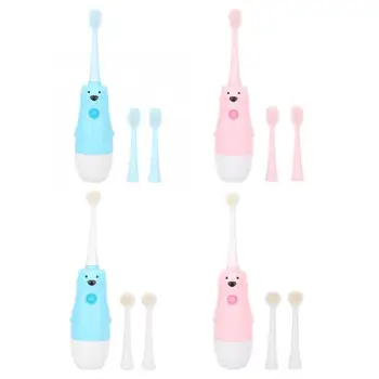 

Sonic Electric Toothbrush Children Kid Waterproof Oral Cleaning Tooth Brush with 2pcs Replacement Head