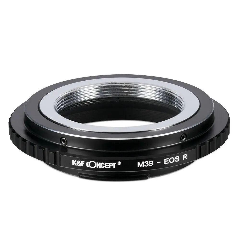 

K&F Concept M39-EOS R Lens Adapter for Leica M39 Mount Lens to Canon EOS R Mount Camera RF RP R1 R3 R5 R6 MARK2 R7 R8 R10 R50