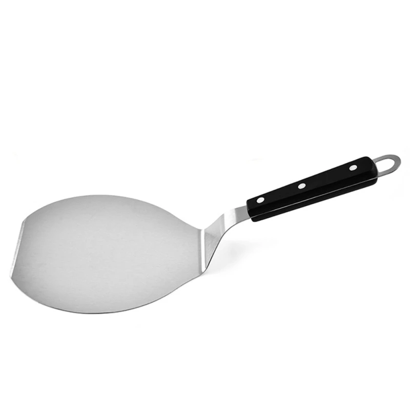 Лопатка для пиццы, бытовая большая лопатка из нержавеющей стали с ручкой, лопата для переноса торта, Аксессуары для выпечки, кухонные инструменты
