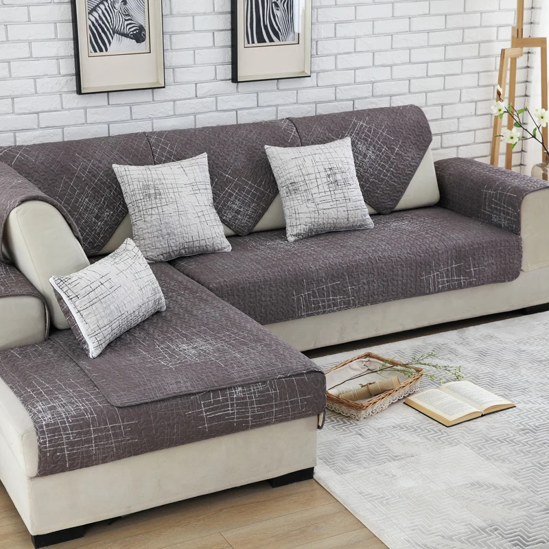 

Simple lines Sofa Mats Non-slip Sofa Cover Multi-size Sofa Cover Decorative Couch Cover for Living Room Sofa Towel Simple Desig