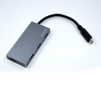 

Type-C to 4-Port USB 3.0 PD HUB Portable USB Type C Hub Adapter with 4 USB 3.0 Ports For MacBook Pro 2017 1202#2