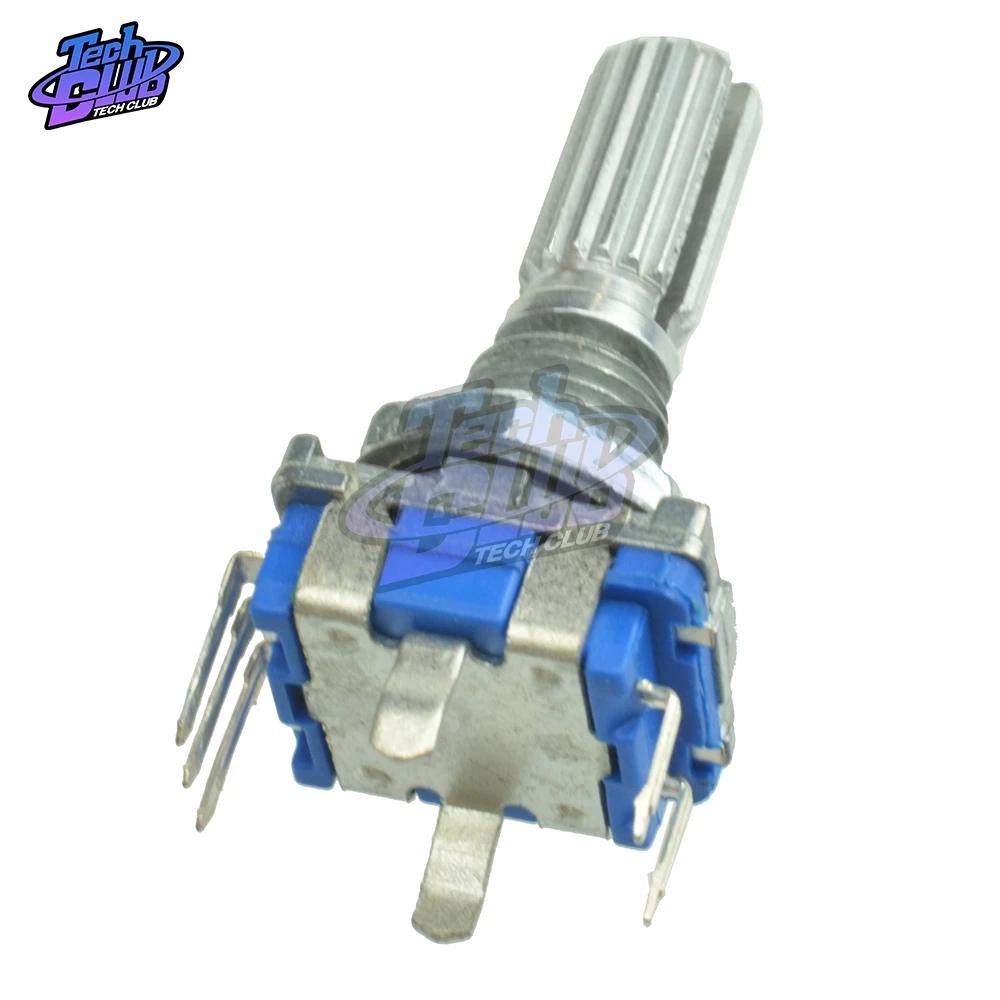 2 PCS Rotary encoder with switch EC11 Audio digital potentiometer 15MM handle S