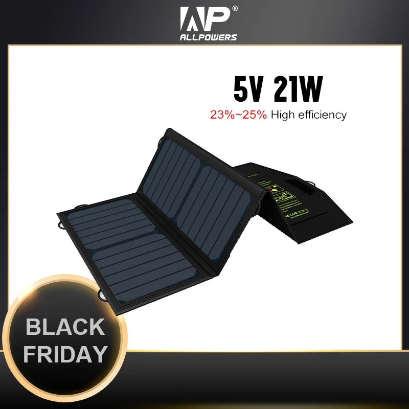 ALLPOWERS 5V21W Portable Phone Charger Solar