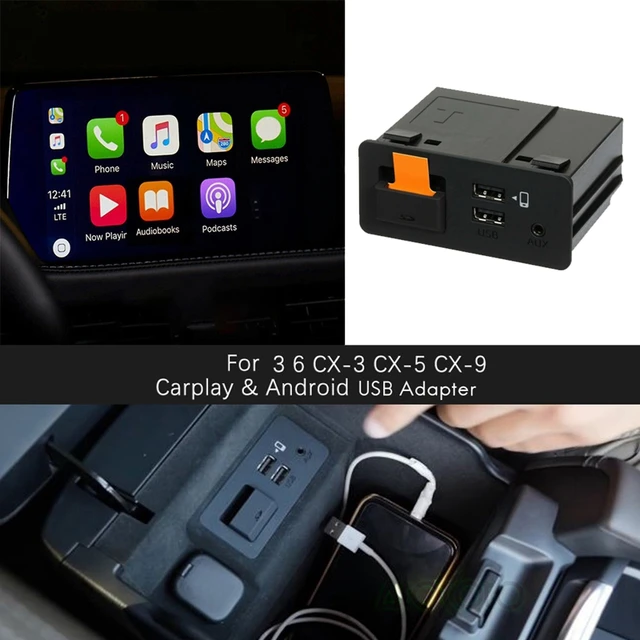 For Apple Carplay Android Auto Usb Aux Adapter Hub Retrofit For