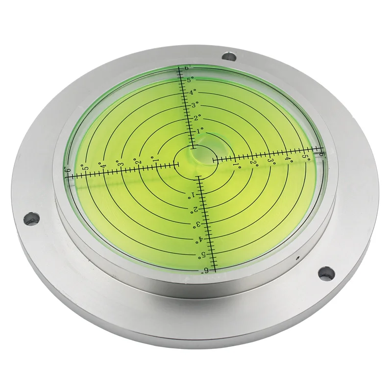 

Large Round Universal Metal Flange Spirit Level Gauge for Mechanical Engineering Vehicle Ocean Survey Vessel Diameter 170mm 1PCS