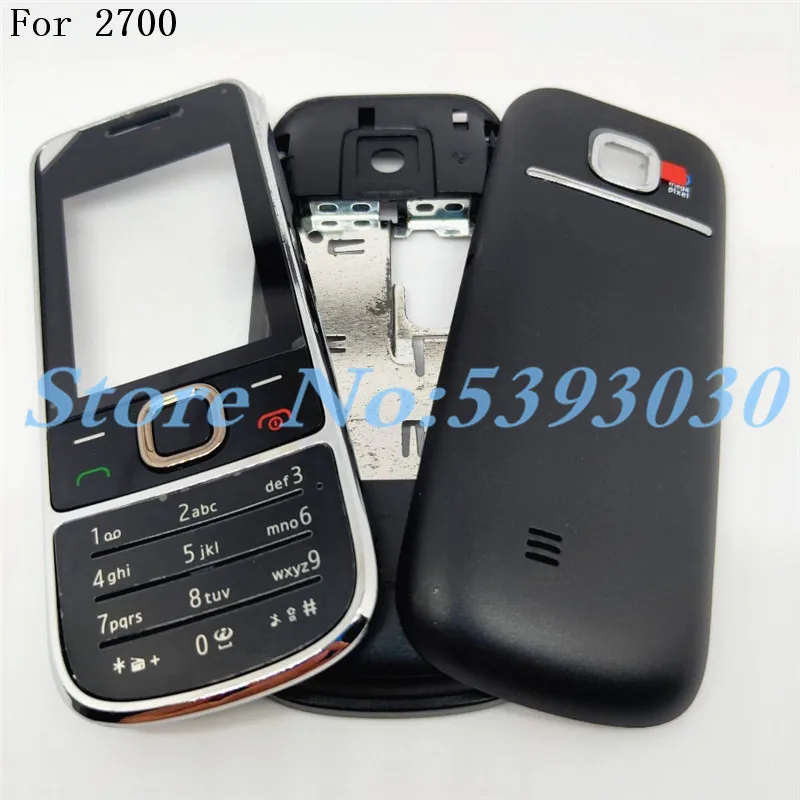 Полный Чехол для мобильного телефона Nokia 2700 2700c с английской клавиатурой+ логотипом
