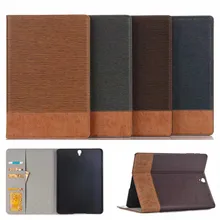 Роскошный чехол из искусственной кожи чехол для Samsung Galaxy Tab S3 9,7 T820 T825 чехол Funda модные планшеты флип-чехол с подставкой T820 чехол