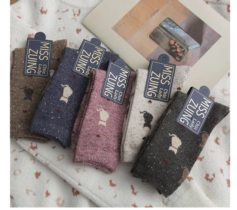 Новое поступление! Милые хлопковые носки с рисунком кота; 10 пар в партии