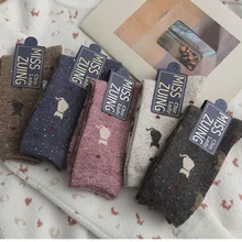 Новое поступление! Милые хлопковые носки с рисунком кота; 10 пар в партии