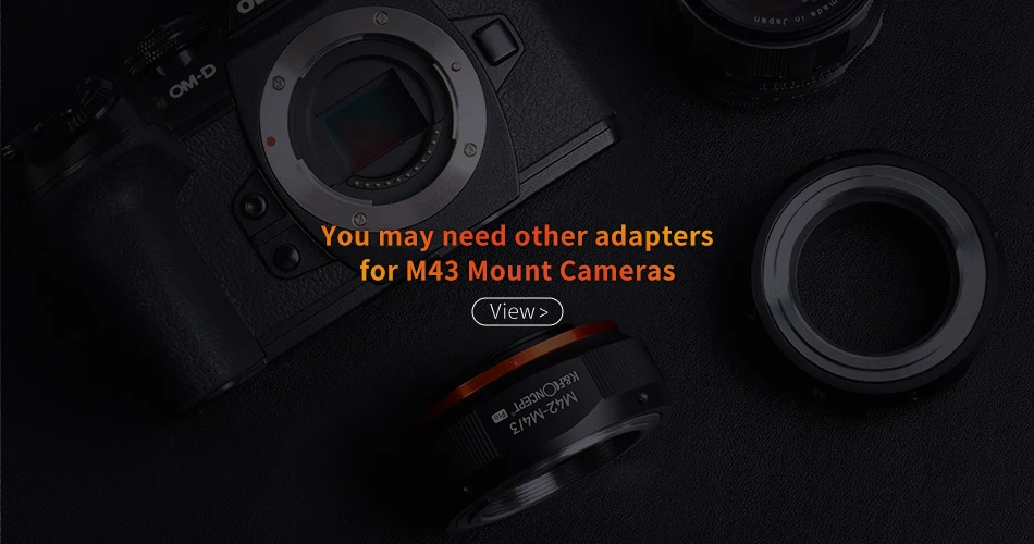 montagem para canon fd para m4 3