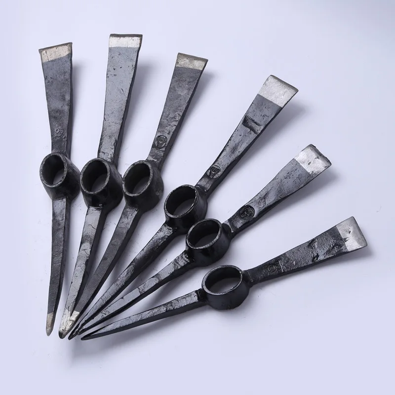 

Hualei Double Headed Pickaxe Clean Steel Forging Thick Rough Durable Pickaxe Multi--Construction Outdoor Pickaxe Head