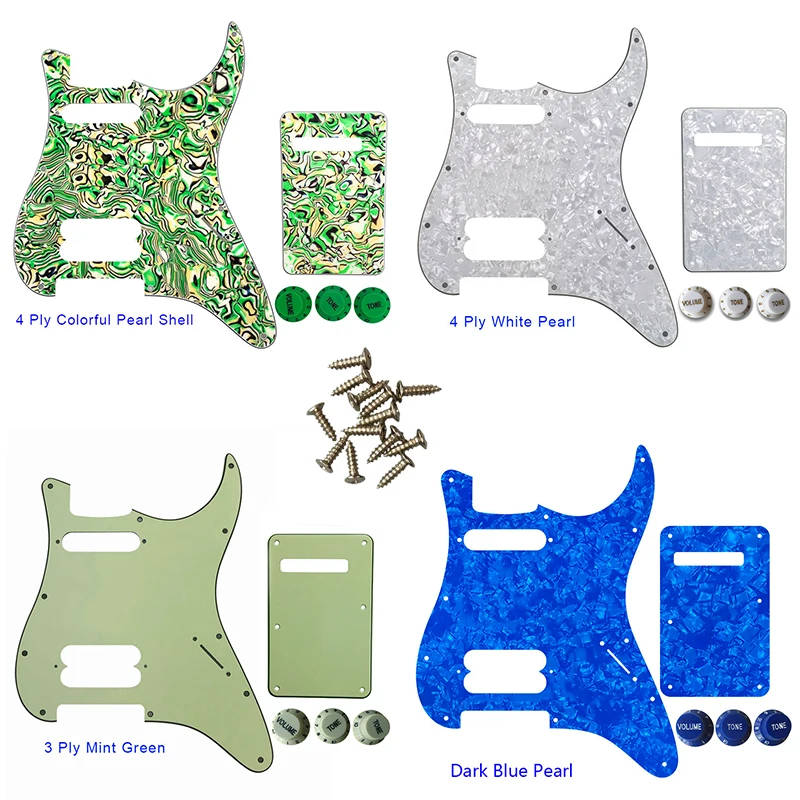 

Xinyue детали-для FD US 72 '11 винтовое отверстие стандартный проигрыватель струн хамбакер Hs Накладка для гитары и задняя пластина и ручка управления