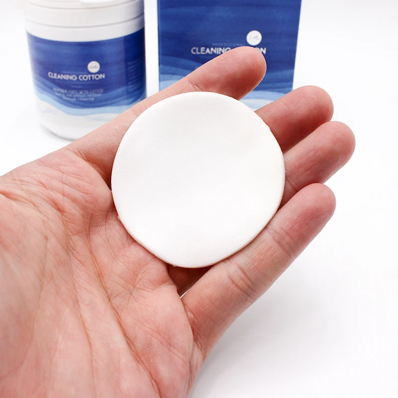 Description Picture 3 of item30 pcs/box 100% PVA Cotton Pads for Face Makeup Strong Cleaning Protein Remover Cleaner Pads
