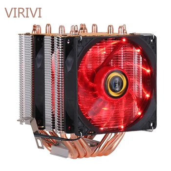 

CPU Cooler Heatsink Kit High Quality 6 Heat-pipe Dual-tower Cooling 9cm RGB Fan Support 3Fans 3PIN4PIN Fan for Intel and For AMD