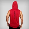 New Fashion Cotton Sleeveless Shirts Gym Hoodies Tank Top Men Fitness Shirt Bodybuilding Singlet Workout Vest Men 6