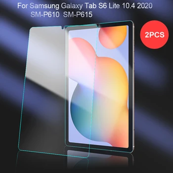 

For Samsung Galaxy Tab S6 Lite 10.4 inch Tablet P610 P615 SM-P610 SM-P615 Tempered Guard Screen Protector Tempered Glass 2PCS