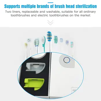 

UV Fashion Portable Uv Disinfection Toothbrush Disinfection Uv Sterilizer Toothbrush Sterilizer Holder Disinfect